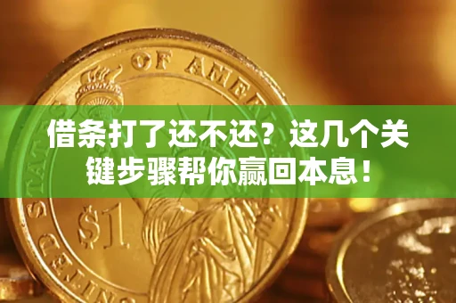 济南借条打了还不还？这几个关键步骤帮你赢回本息！