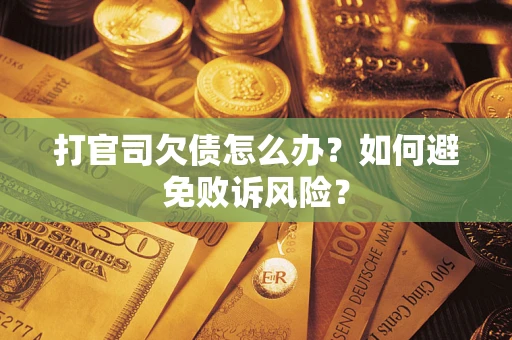 济南打官司欠债怎么办？如何避免败诉风险？