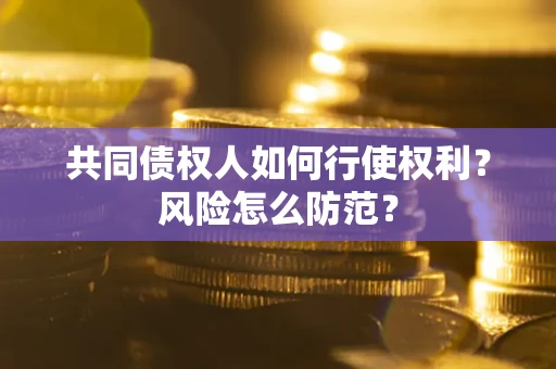 济南共同债权人如何行使权利？风险怎么防范？