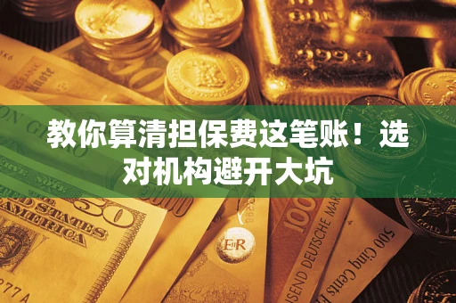 济南教你算清担保费这笔账！选对机构避开大坑