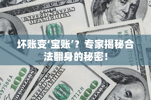 济南坏账变‘宝账’？专家揭秘合法翻身的秘密！