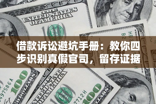 济南借款诉讼避坑手册：教你四步识别真假官司，留存证据不踩雷